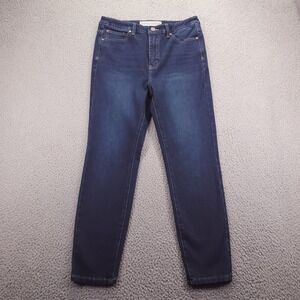 SOFT SURROUNDINGS Jeans Size 10P Skinny High Rise Dark Wash Stretch Denim
